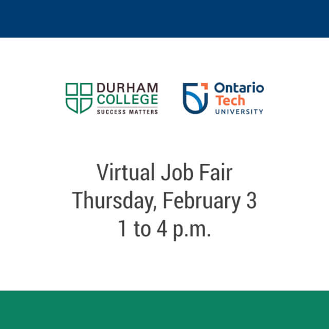 2022 Durham College and Ontario Tech University Virtual Job Fair