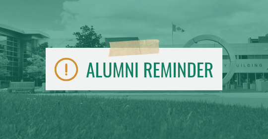 Alumni Reminder: Update your email address